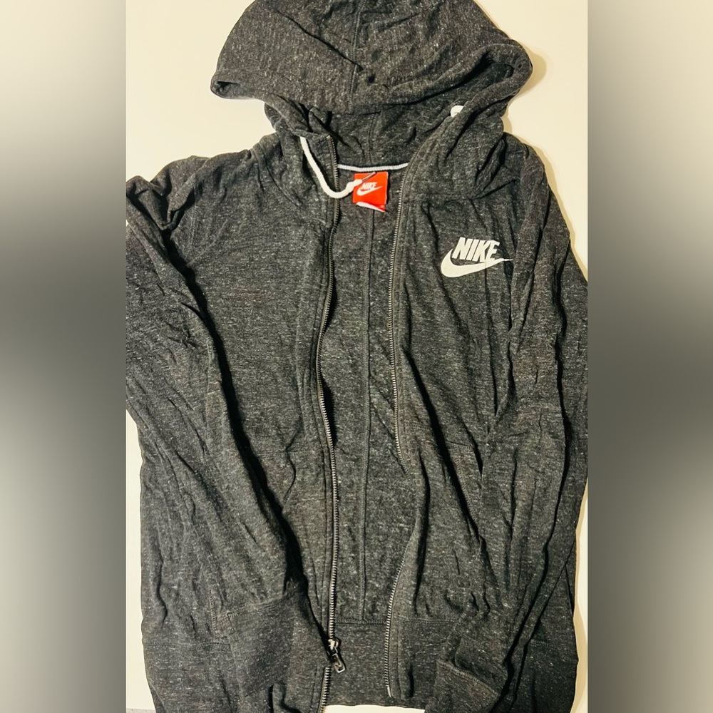 Women’s Nike Charcoal Full-Zip Hoodie